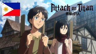 Attack On Titan Episode 1 TAGALOG The Death of Carla Jaeger [upl. by Nera]