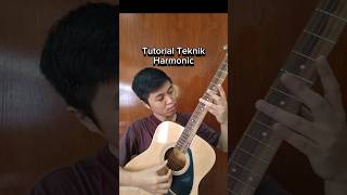 Tutorial Teknik Natural Harmonics di Gitar belajargitar tutorialgitar harmonics gitar [upl. by Midan]