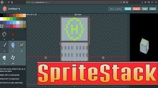 SpriteStack  3D Pixel Art Tool [upl. by Anelle]