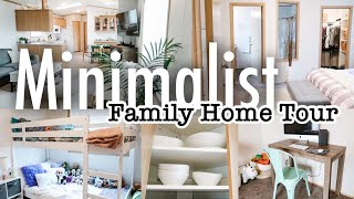 Minimalist Family Home Tour  How I Organize My Small Minimal Home [upl. by Scornik]