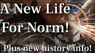 Norman 3speed vintage bicycle restoration Oily Rag renovation with Scary fork straightening method [upl. by Aneeg892]