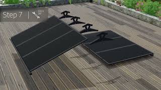 Austin BBQ Gazebo 18x24m Black Gazebo Kit  Assembly Video by Palram Canopia [upl. by Fabiolas]