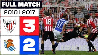 Athletic Club 32 Real Sociedad  PARTIDO COMPLETO  LALIGA 20162017 [upl. by Bary460]