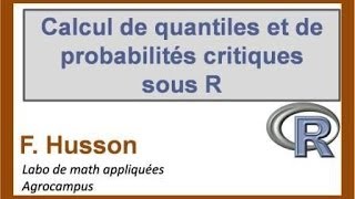 Calcul de quantile de probabilité critique et graphe dune loi Normale ou de Student [upl. by Lleuqar]