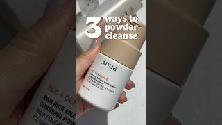 How to use powder cleanser 3 ways cleanser anua skincare101 kbeautyskincare cleansers [upl. by Bertrand]