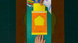 نشاط رمضان للاطفال بطاقة على شكل سجادة صلاة Ramadan paper craft kids  prayer mat card طيورالجنة [upl. by Kienan]