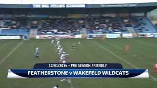 Quickest Try in RL Featherstone 24 Wakefield Wildcats 8  Fev Rovers TV [upl. by Mosi]