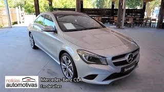 MercedesBenz CLA 200  Detalhes  NoticiasAutomotivascombr [upl. by Panthia]