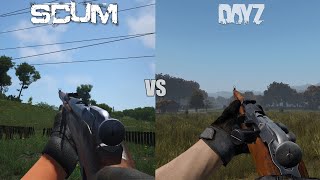 Scum VS Dayz Weapon Comparison [upl. by Notsnarc566]