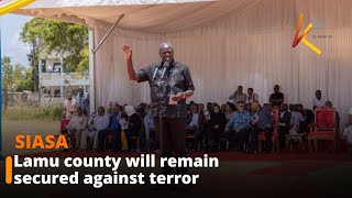 “Lamu county will remain secured against terror” Deputy President Rigathi Gachagua promises [upl. by Prissie293]