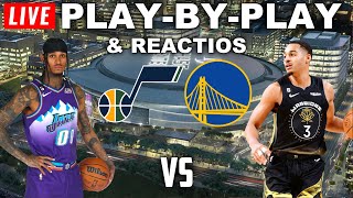 Utah Jazz vs Golden State Warriors  Live PlayByPlay amp Reactions [upl. by Imogen]