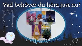 Vad behöver du höra just nu 🙏✨👂PICK A CARD ✨ Tidlöst [upl. by Htenaj]