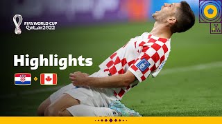 Kramaric hits brace  Croatia v Canada  FIFA World Cup Qatar 2022 [upl. by Yellhsa]