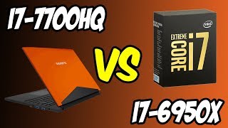 💥i77700HQ vs i76950X🔥Benchmarks  Gaming Test 🎮 4K [upl. by Yecal807]