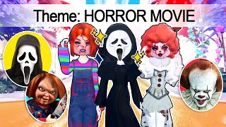 Buying HORROR MOVIE Themes in DRESS to IMPRESS [upl. by Yadseut]