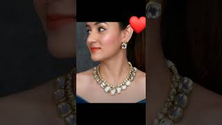 Stunning Kundan Jewellery  Vastrapah Seller  kundanjewellery neckdesign jewellerycollection [upl. by Aroved222]