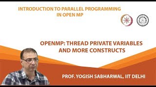 OpenMP thread private variables and more constructs [upl. by Maryrose]