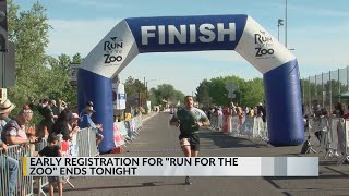 Run For The Zoo early registration ends Monday night [upl. by Canale952]