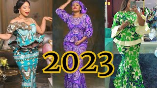 MODÈLES AFRICAIN 2023 NOUVELLES TENDANCES DES MODÈLES TAILLE BASSE EN WAX POUR FEMMES  AFRICAN WAX [upl. by Aseyt]