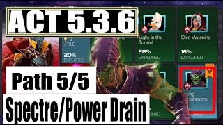 Act 536 Path 55 SpectrePower Drain  Marvel Contest of Champions [upl. by Ahsiki291]