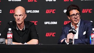 UFC’s Hunter Campbell and Jeff Novitzky USADA Press Conference  October 12 2023 [upl. by Osterhus]