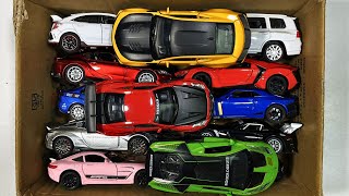 Box Full of Model Cars BMW M4 GT3 Porsche 911 Lamborghini URUS Apollo Project Evo Bugatti Veyron [upl. by Rossen46]