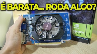 ESSA GT 730 É BARATA ATÉ ONDE VAI EM JOGOS EM 2021 VAMOS TESTARGT 730 GIGABYTE [upl. by Schapira590]