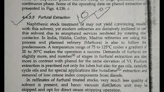 PRPT UNIT4  SOLVENT EXTRACTION PROCESS  FURFURAL EXTRACTION METHOD [upl. by Barkley931]