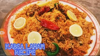 HOW TO MAKE KABSA LAHAM RECIPE  KABSA LAHAM  Mariakusinera valsantosmatubang541 [upl. by Clemens656]