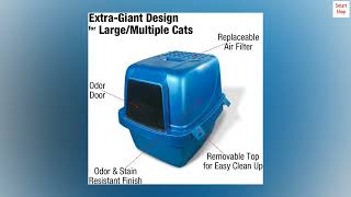 Van Ness CP77 Enclosed Sifting Cat PanLitter Box Extra Large 225026 [upl. by Nodaj128]