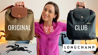 Longchamp Le Pliage Backpack Original VS Club  Wear and Tear  Pros and Cons  Foldable and Compact [upl. by Torto577]