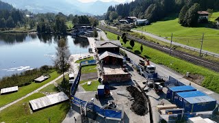 Historisches Kabinengebäude im Stadtbad am Schwarzsee wird saniert [upl. by Kain]