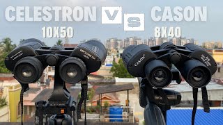 Celestron Upclose 10X50 Vs Cason 8X40 Binoculars [upl. by Sunderland]