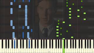 The Imitation Game Piano Tutorial [upl. by Ayotnahs]