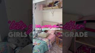 Closet Upgrade for the girlies Full vid on IG MomLife DIY ClosetHack Hacks Closet Update ￼￼ [upl. by Doownyl]