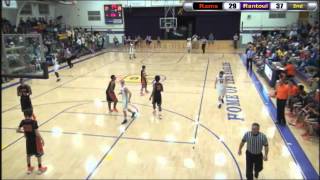 Mt Vernon Rams Basketball at Rantoul Eagles  201516 [upl. by Anek]