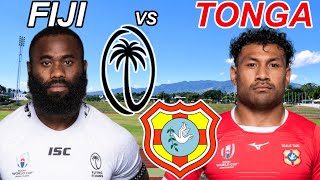 FIJI vs TONGA Pacific Nations Cup 2023 Live Commentary [upl. by Sharia]