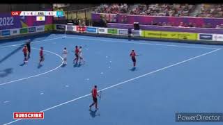 😡 Panesars red card in the Hockey  Canada vs England Flight commonwealth games 2022 [upl. by Aicital469]