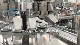 Fully Automatic Plastic Tube Filling Sealing Machine R60 24003000 Tubes Per Hour [upl. by Gusty]