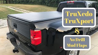 TruXedo TruXport Tonneau Cover amp Weathertech Mud Flaps [upl. by Mcnalley]