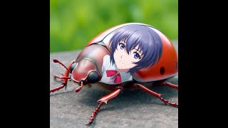 レイとアスカをモチーフにした架空の甲虫 Fictional beetles based on Rei and Asuka [upl. by Yenitsed]