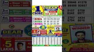 DEAR LOTTERY SAMBAD MORNING 1PM RESULT TODAY LIVE DRAW ON 10112024 NAGALAND [upl. by Couture]