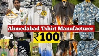 Cheapest T Shirt Manufacturer In Ahmedabad 100 Rs Starting Only Wholesale  High Dose Garment [upl. by Scrivens]