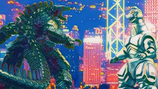 Heisei Mechagodzilla vs Mechagodzilla 2021 [upl. by Sinnej]