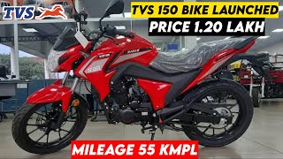 Finally TVS 150cc Bike Launch In India 2024 ✅Price Specs Features MileageTVS New Bike Launched [upl. by Bello]