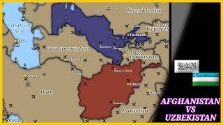 Tal1bans VS Uzbekistan  Alternate Mapping War [upl. by Elleivad]