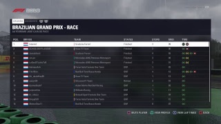 PS4F1 2018GP7 leagueS2R20GP Brazilië racestarsnl [upl. by Llirred613]