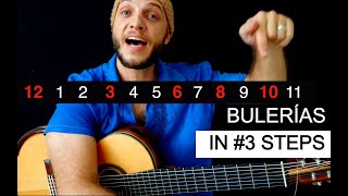 Flamenco Learn BULERÍAS in 3 exercises [upl. by Horodko]