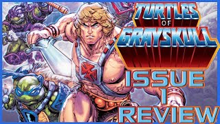 Ninja turtlesHeMan turtles of grayskull issue 1 review [upl. by Etakyram]