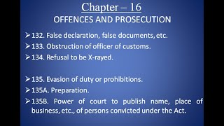 Part 13  Offences and Prosecutions  Section 132  140A of Customs Act 1962 [upl. by Sinnelg]